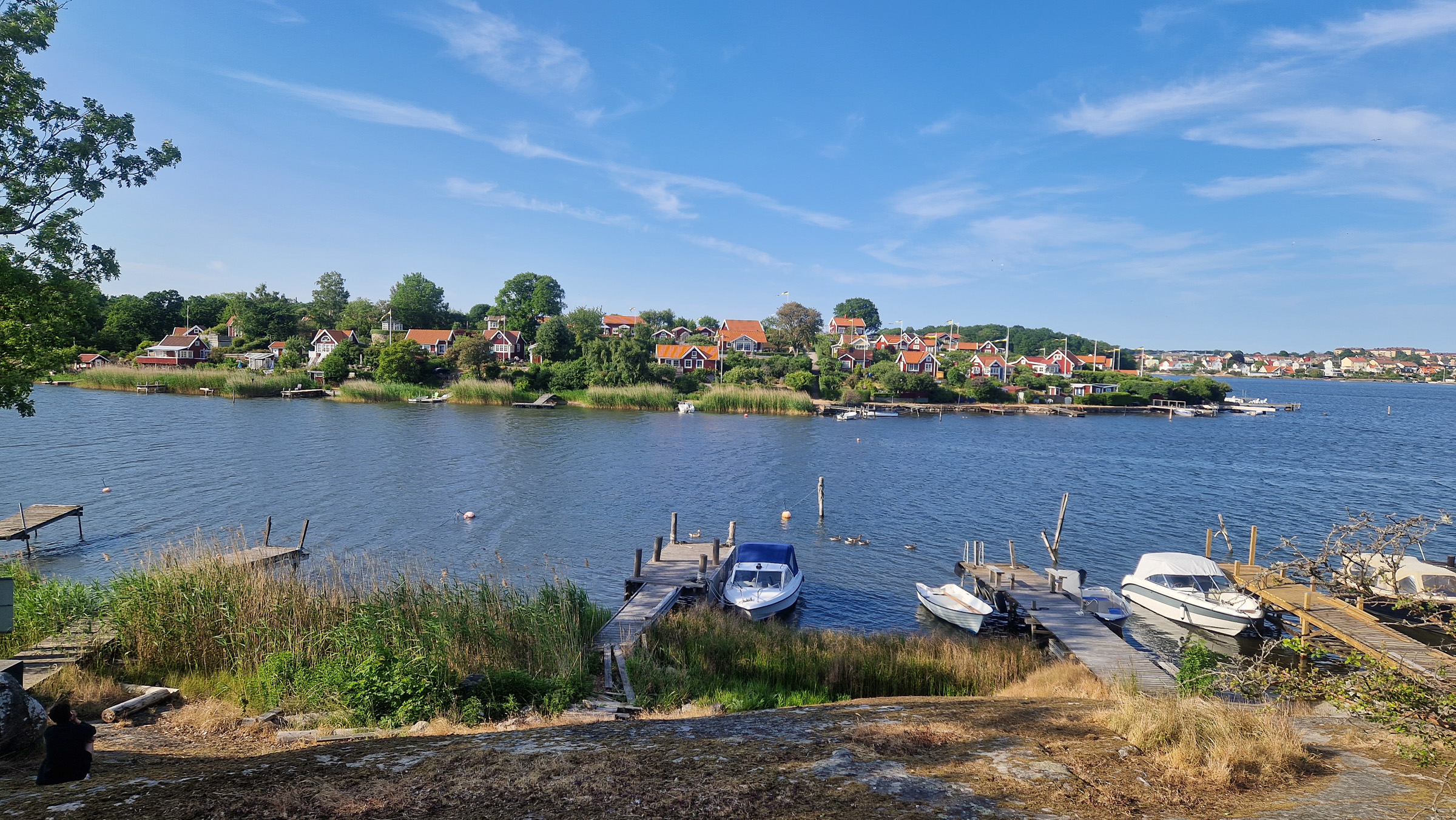 Blick auf Brändaholmen, Karlskrona