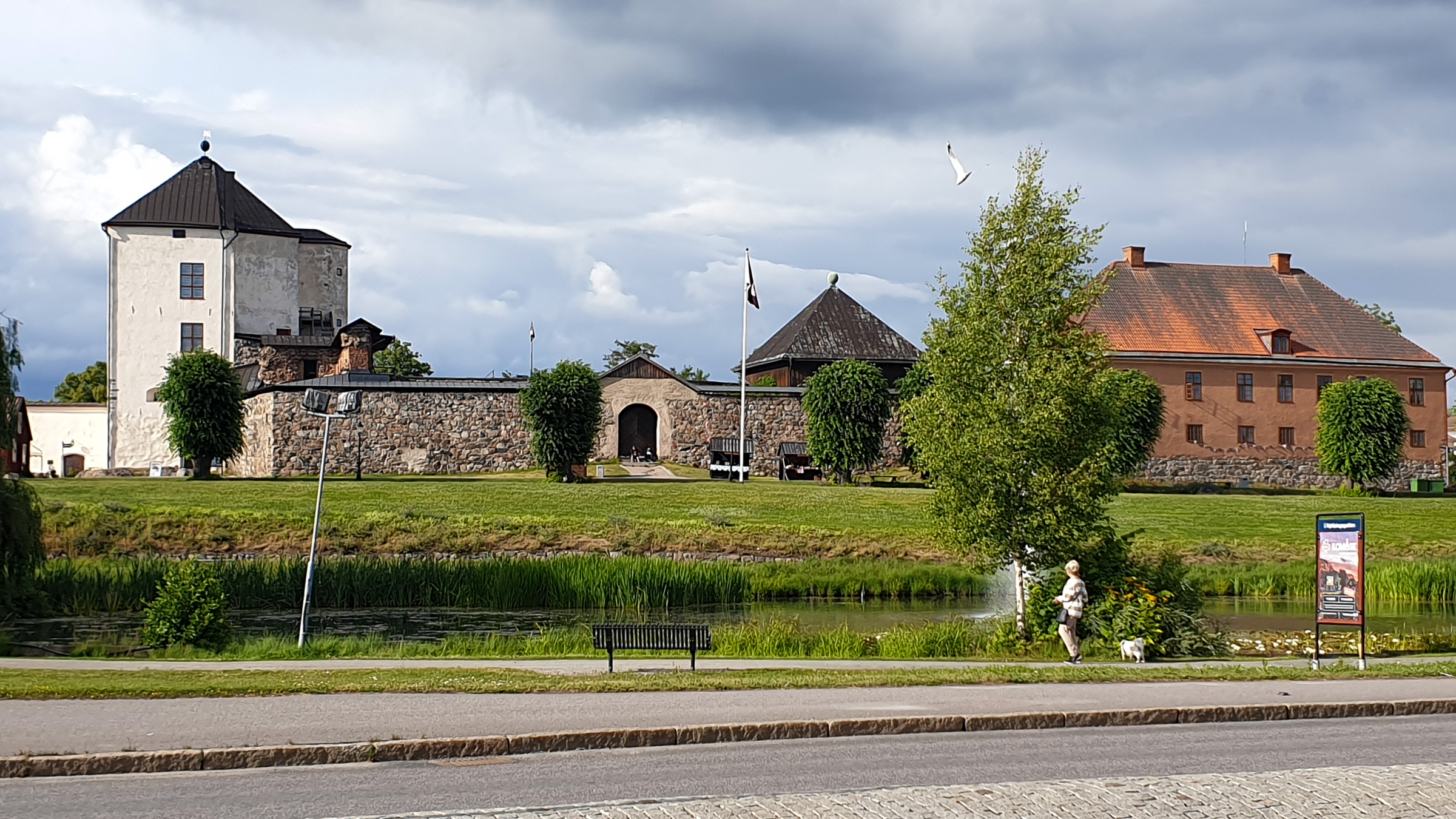 The grounds of Nyköping Castle