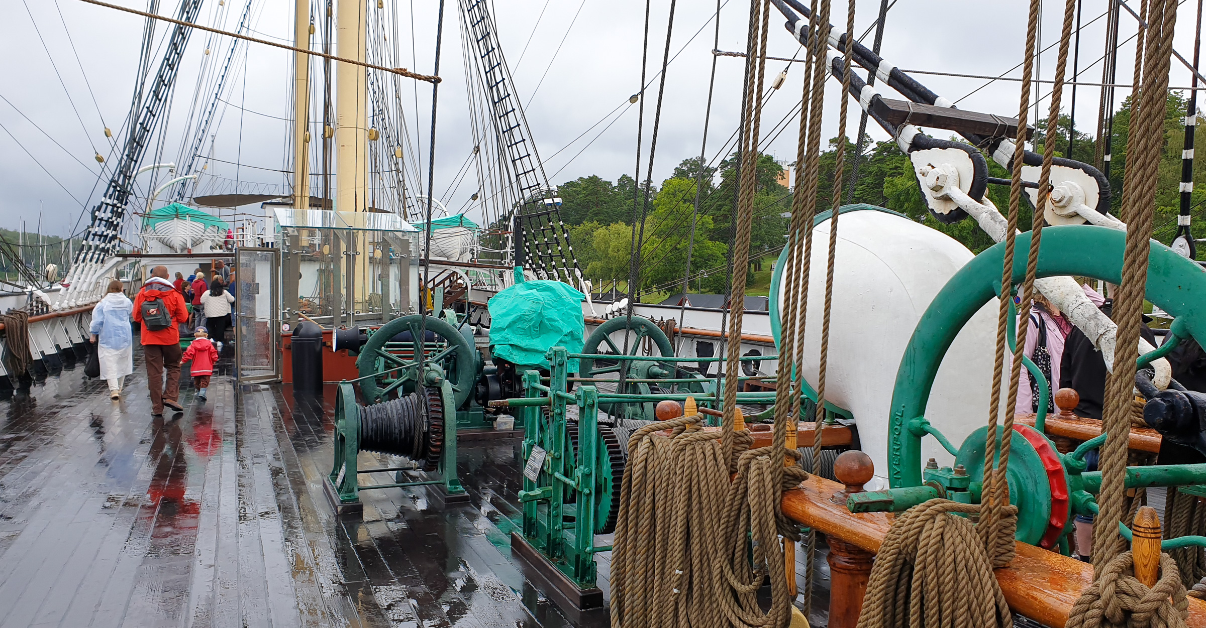An Bord der Pommern
