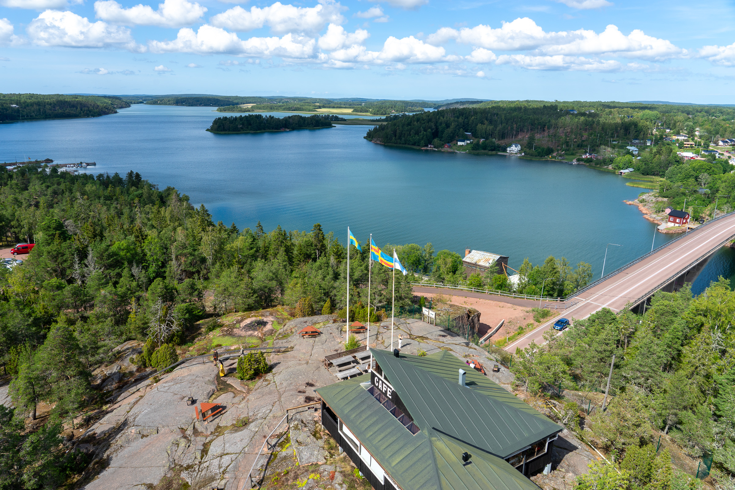 Aussichtspunkt am Cafe Uffe pa berget