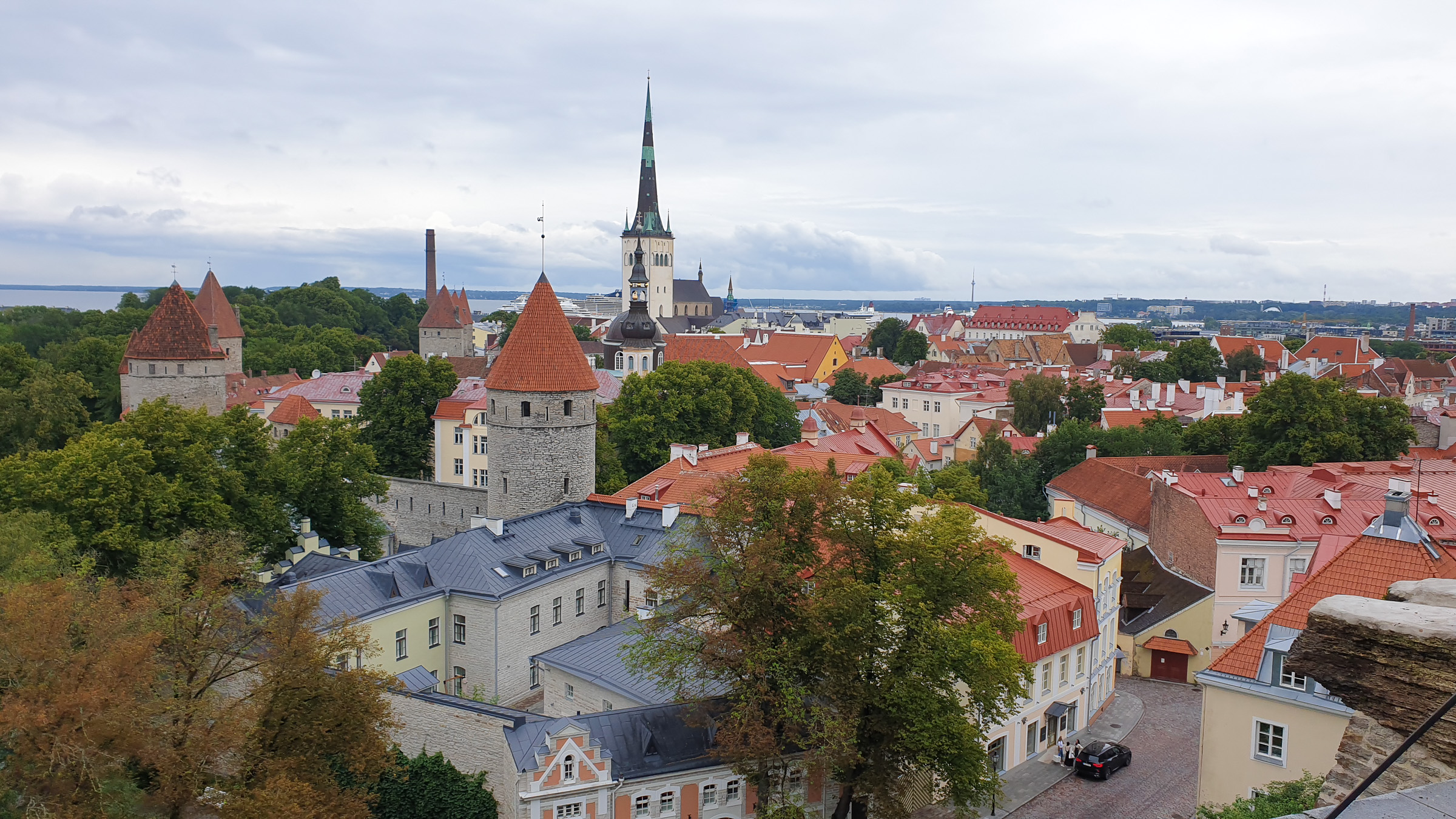 Blick vom Domberg auf die Altstadt