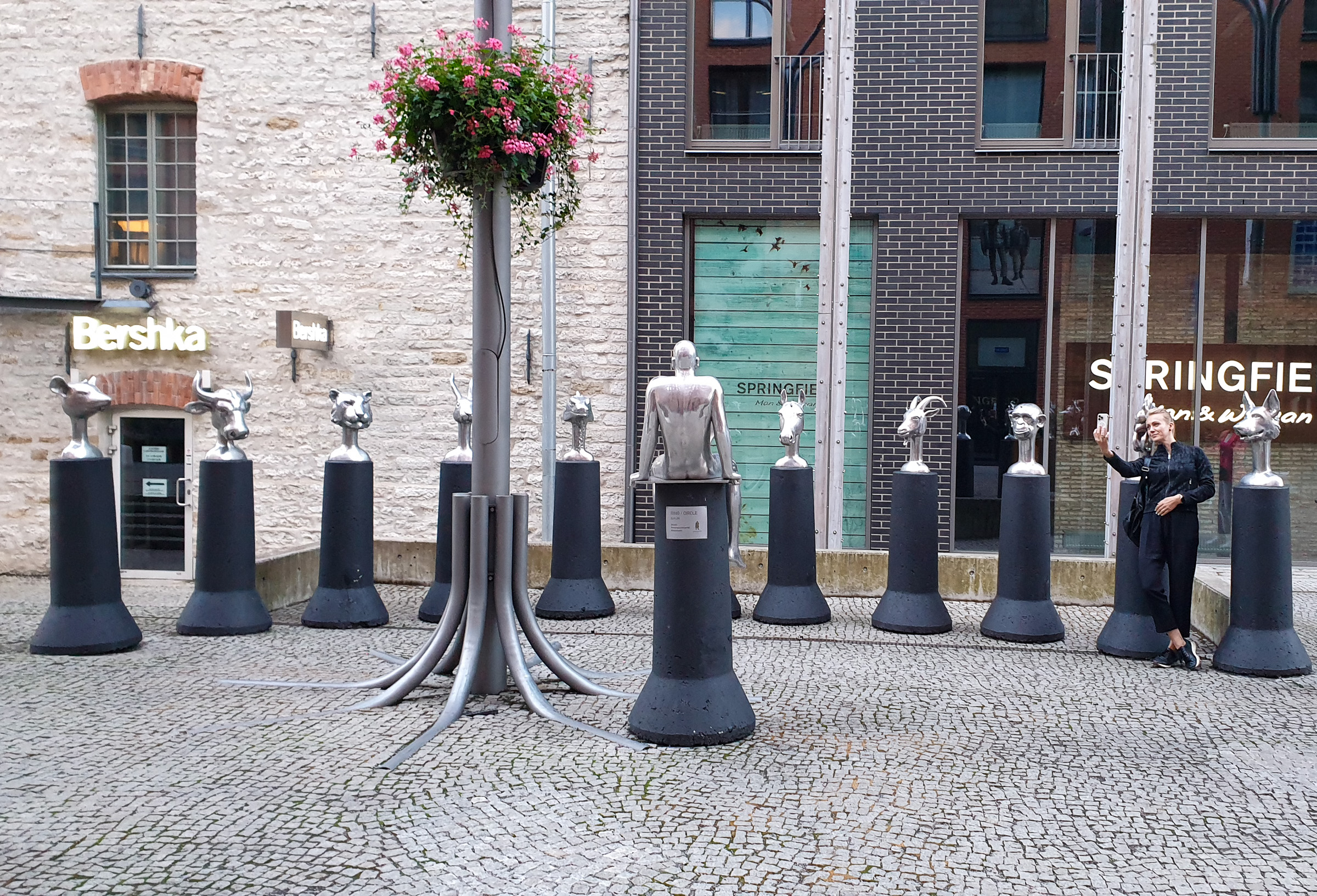 Eine der vielen Skulpturen Gruppen