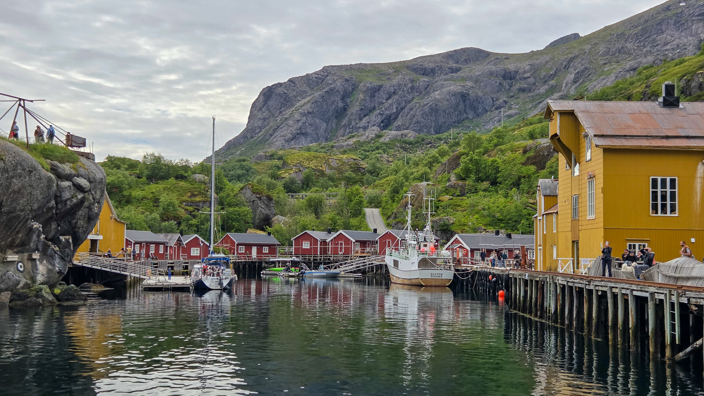 A tiny village in a stunning landscape
