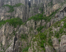 Preikestolen von unten