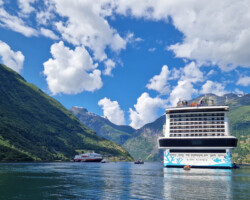 Richtig was los hier, MSC Euribia und Hurtigruten