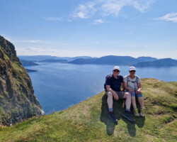 Highest point of the island at approx. 330 m