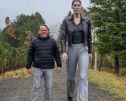 Klaus mit großer Dame