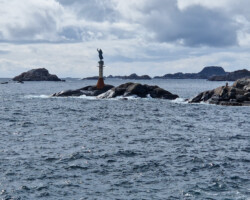 Die Molo-Statue Fiskerkona