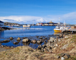 In the harbour of Stø