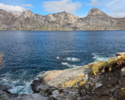 View of Segla and Hesten for our next hike