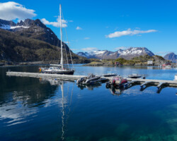 Im Hafen von Hamn i Senja