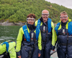 Ready for a ride in the RIB