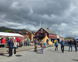 Festive atmosphere in Kabelvåg with everything ready for the regatta