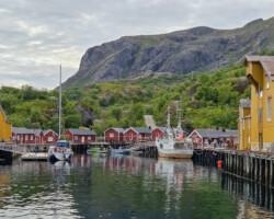 A tiny village in a stunning landscape
