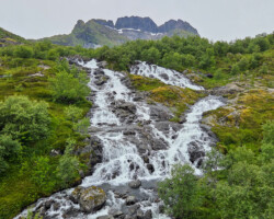 Lofoten waterfalls